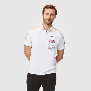 McLaren mens XL Lando Norris 2021 team F1 racing performance polo shirt EUC